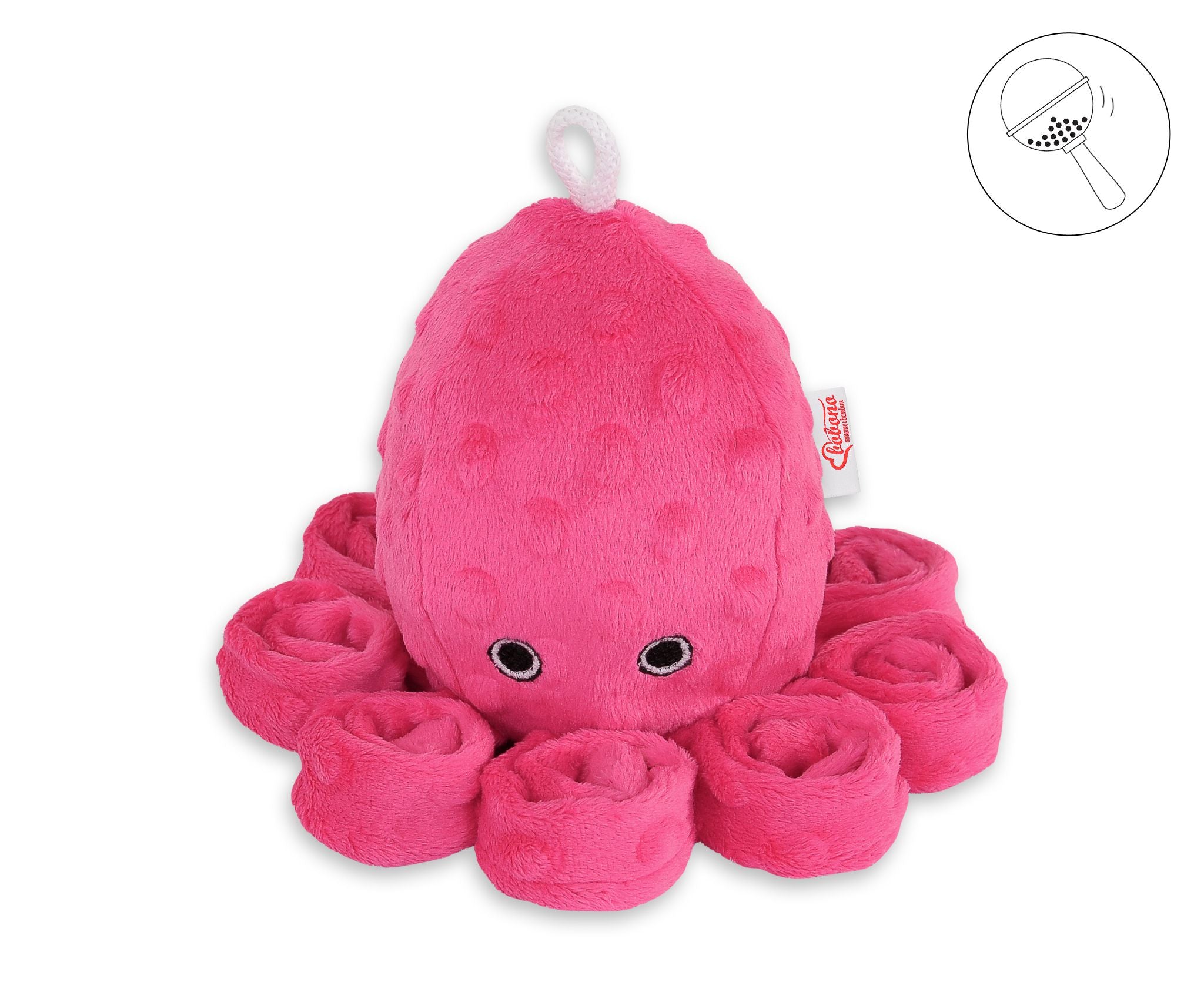 Zachte octopus knuffel - rammelaar - stimuleert zintuigen & geschikt voor pasgeborenen