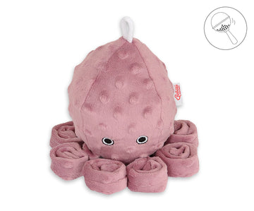 Zachte octopus knuffel - rammelaar - veilig vanaf geboorte