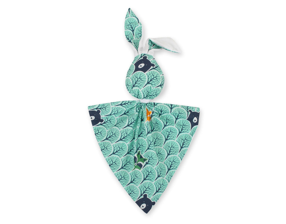 Dubbelsidig gosig kanin - gosig hasselnöt - extra mjuk och andningsbar för bebisar