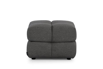 Magnelio Prestige Mini poef – Easy-clean stof, duurzaam & comfortabel | Kleur: Grafiet Leo 16