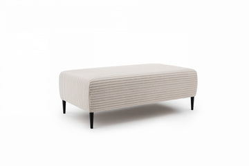 Taloria XL poef – Comfortabele en stijlvolle XL hocker | Diverse kleuren | 130x45x70 cm