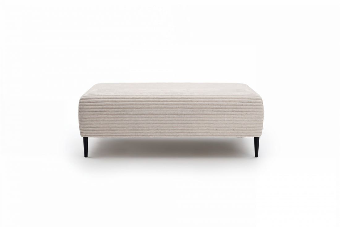 Taloria XL poef – Comfortabele en stijlvolle XL hocker | Diverse kleuren | 130x45x70 cm