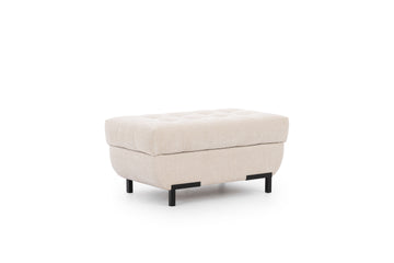 Tyrion gestoffeerde poef met opbergruimte – Modern design | Kleur: Diverse | Maat: 98x46x60 cm