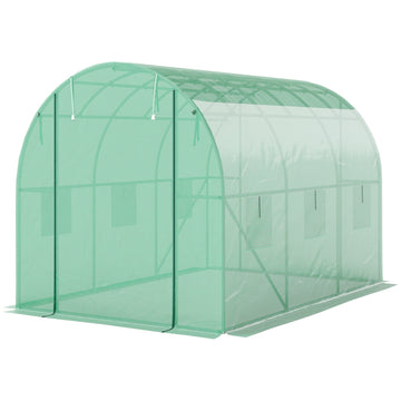 Groene tunnelkas - Foliekas | Kleur: Groen | Afmetingen: 200x300x197 cm