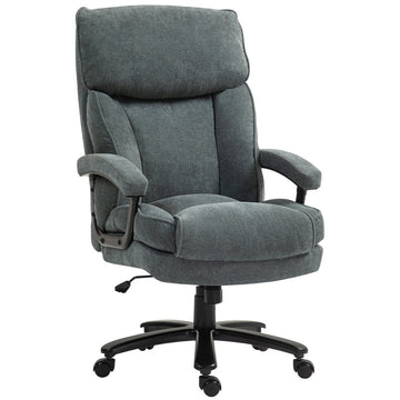 Bureaustoel tot 200 kg | Kleur: Grijs | Afmetingen: 68.5x79x117-125 cm