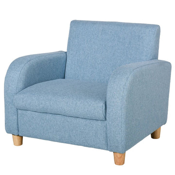Kinderbank voor kinderen - Blauwe kinderbank | Kleur: Blauw | Afmetingen: 45x49x44.5 cm