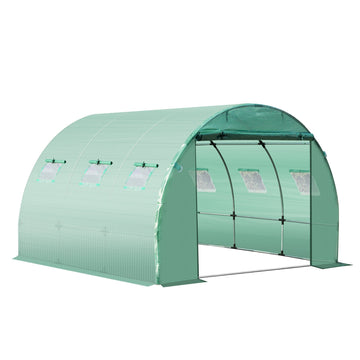Vervangend kasfolie voor tunnelkas 3x3x2 m | Kleur: Groen | Afmetingen: 300x300x200 cm