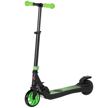 Elektrische kinderstep 120W, opvouwbaar, 8 km/u | Kleur: Groen | Afmetingen: 36,5x71x75-80 cm