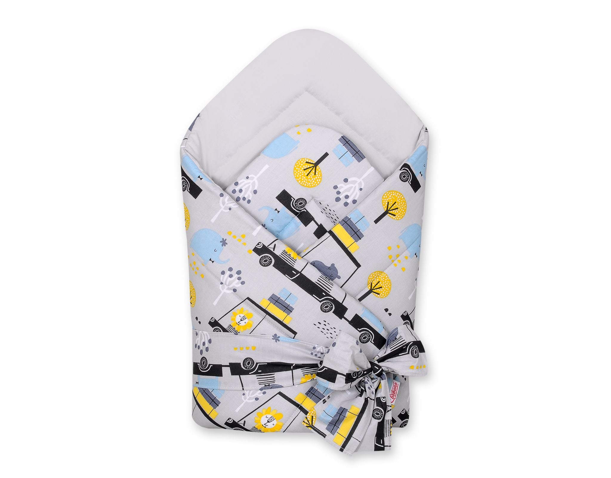 Dubbelsidigt babynest - lindakon - säker knytstängning för komfort och säkerhet