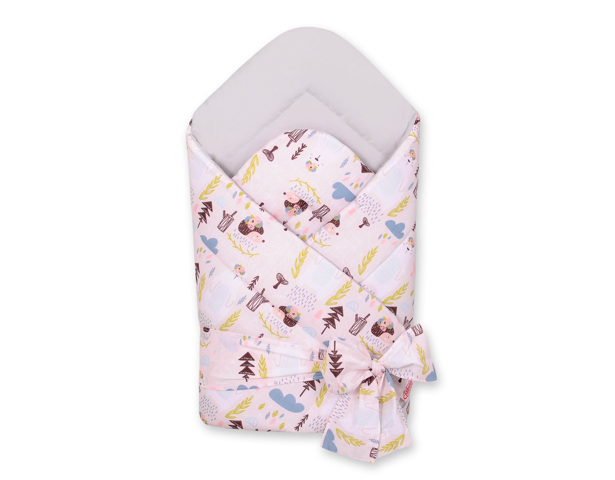 Dubbelsidigt babynest - omlotthörn - ergonomiskt och allergivänligt för extra komfort