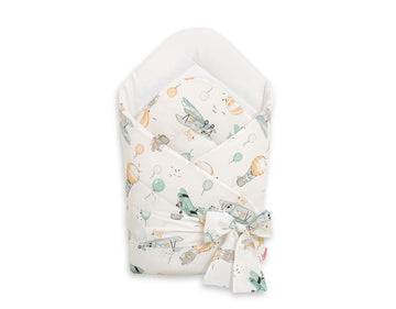 Doppelseitiges Babynest – Babytragetuch – sicher und warm von Geburt an, atmungsaktive Baumwolle