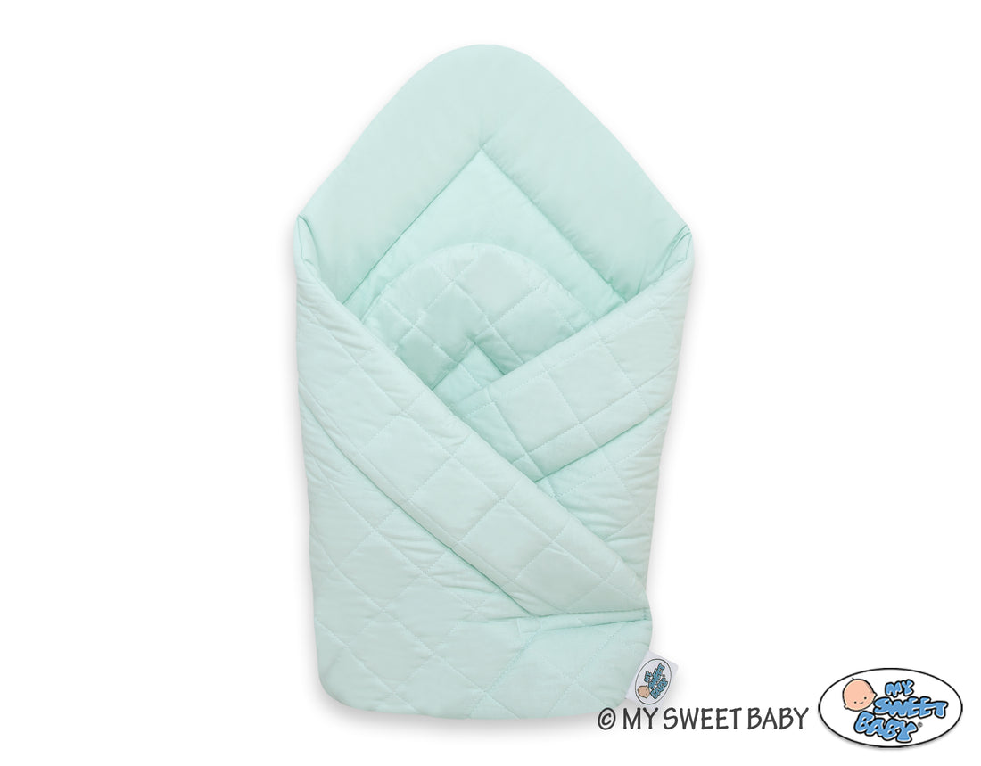 Baby Nest gewatteerd - baby wikkeldeken - veilig en ademend 100% katoen