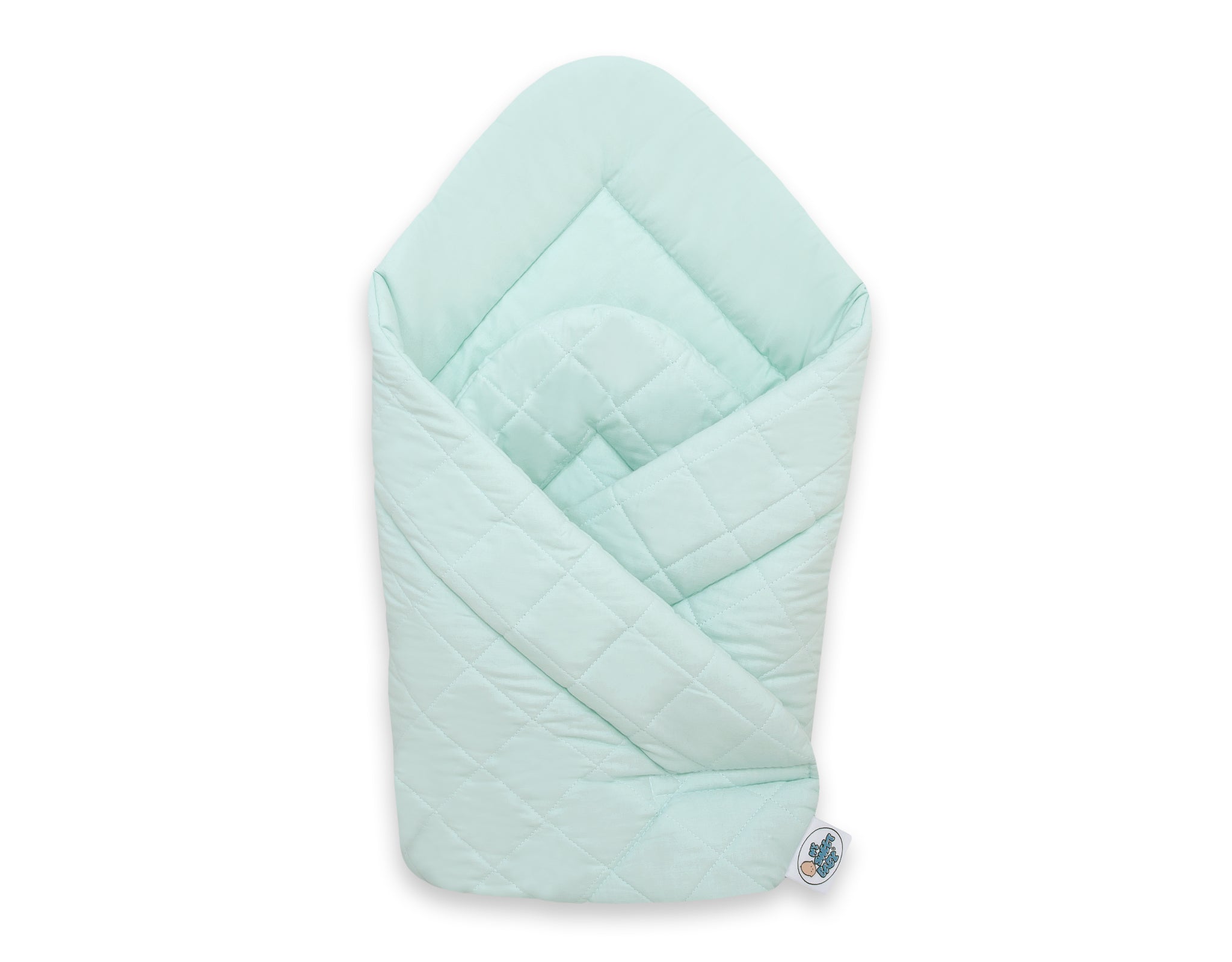 Baby Nest gewatteerd - baby wikkeldeken - veilig en ademend 100% katoen