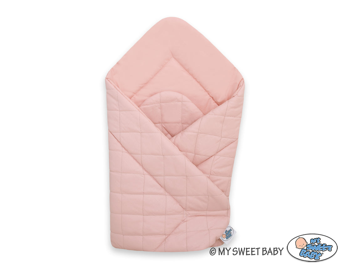 Baby nest - babynestje - 100% katoen, ademend en veilig, pastel roze
