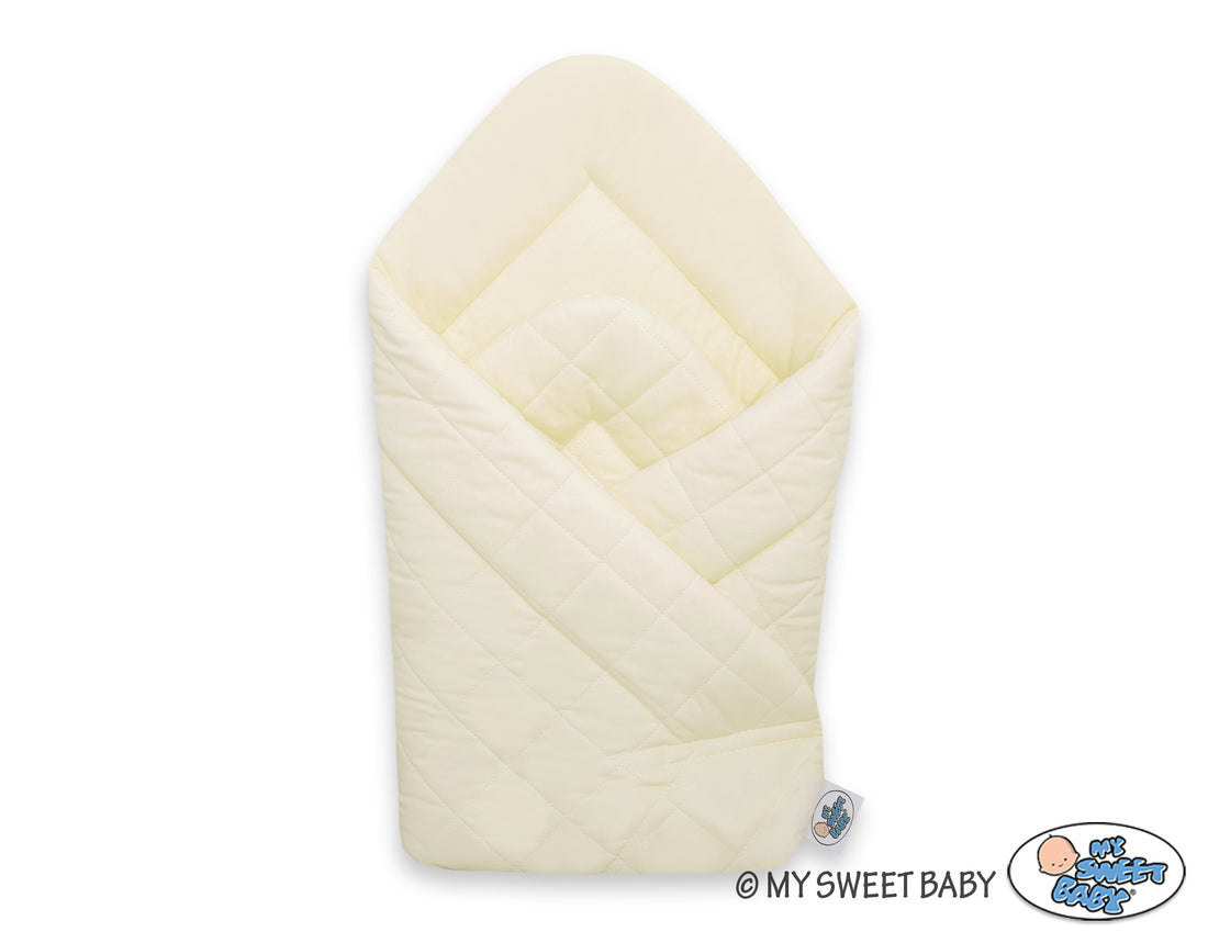 Baby nest – babynestje – 100% katoen – geborgenheid – ademend – crème