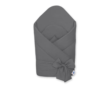 Baby nest, babynestje, extra versteviging voor stabiliteit – 100% katoen – antraciet