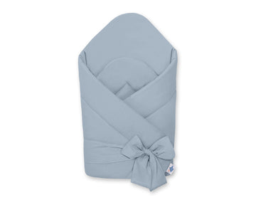Baby nestje - babynest - 100% katoen, veilig en comfortabel, pastelblauw