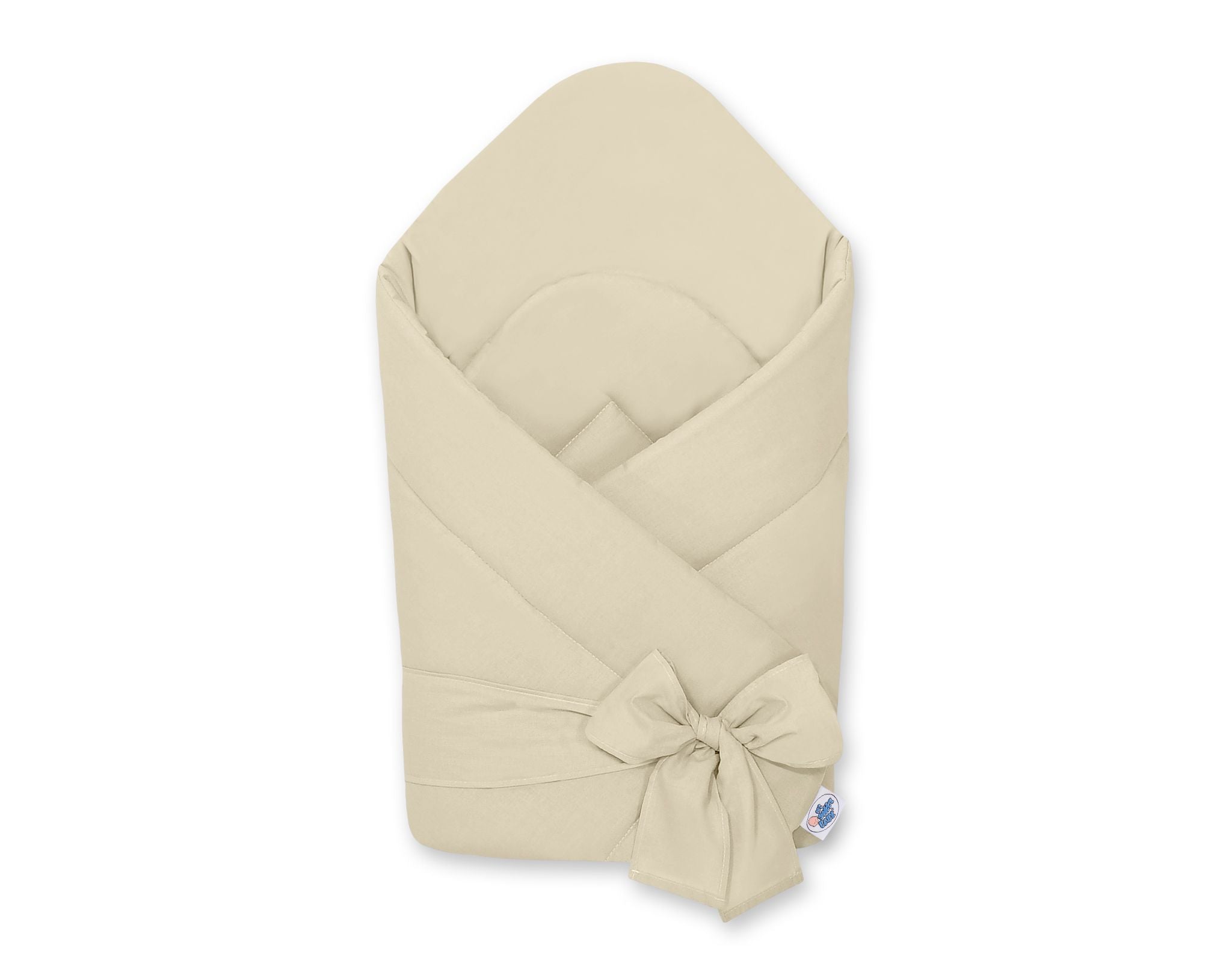Babynestje, babyligbed, verstevigd en geborgen gevoel - 100% katoen - beige