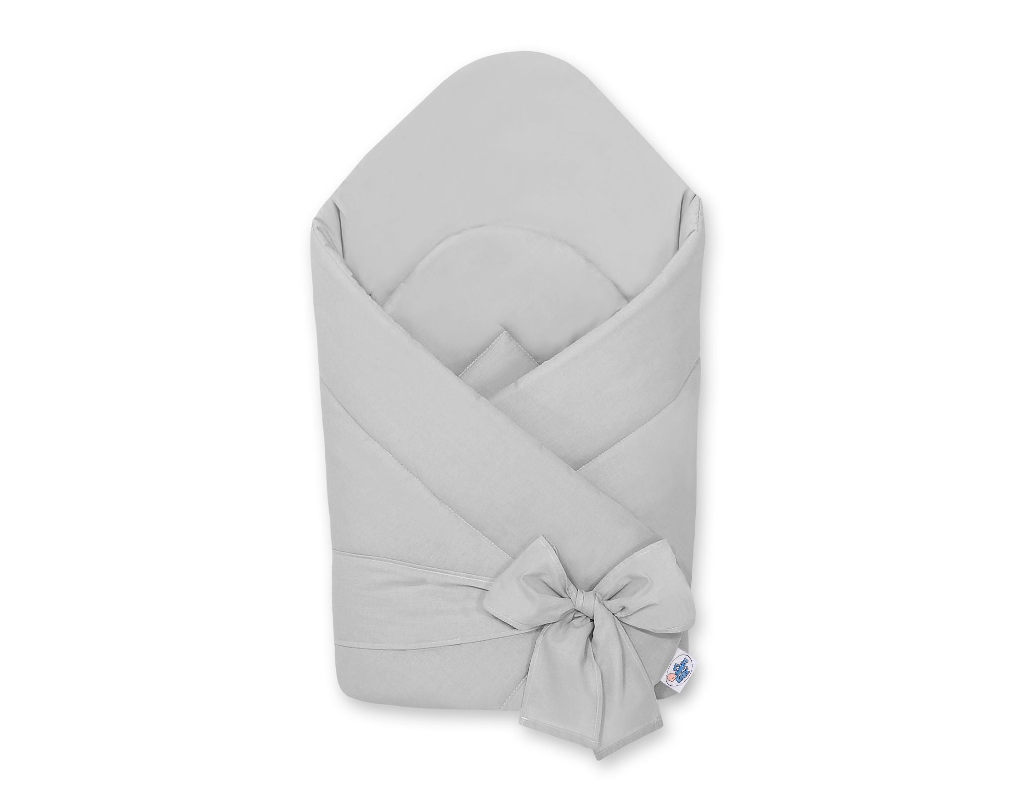 Baby nest - babynestje - 100% katoen, ademend en veilig voor pasgeborenen - grijs