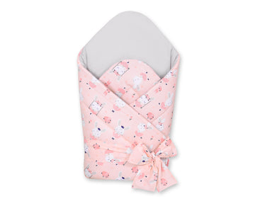 Baby nest 2-in-1, babynestje, verstevigd en ademend voor extra comfort – Ballerina Roze