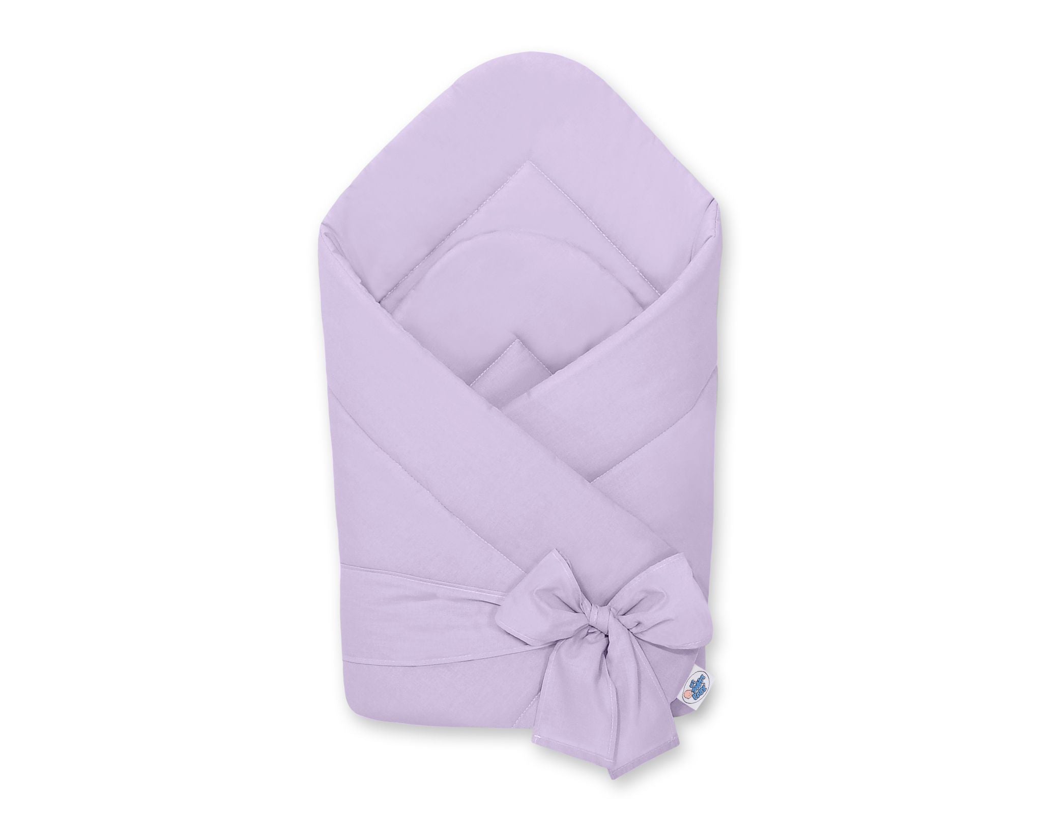 Dubbelsidigt babynest - linda i kon - justerbar rosett och allergivänlig bomull