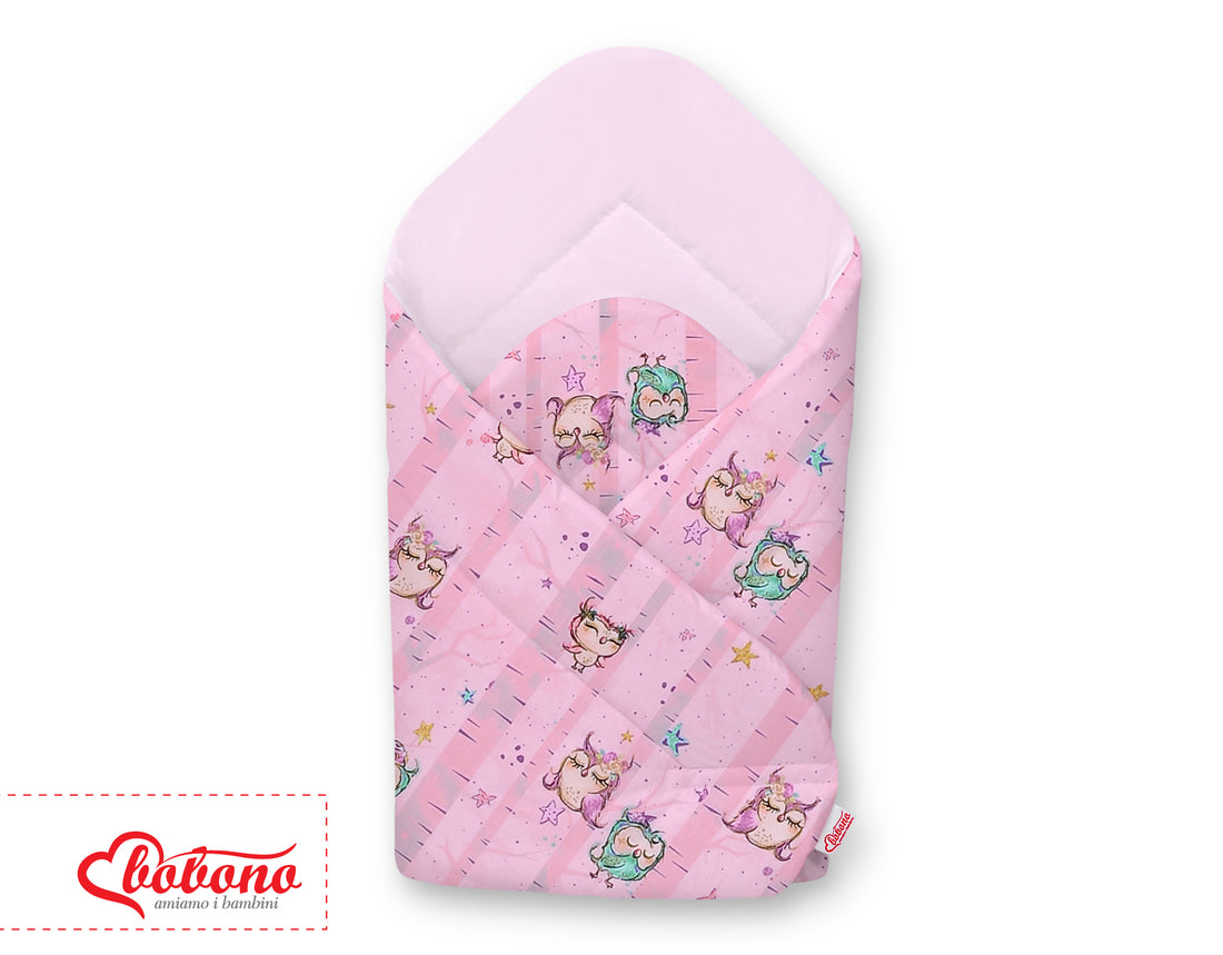 Baby nest - babynestje - 100% katoen & veilig slapen voor pasgeboren baby’s, roze-mint/roze