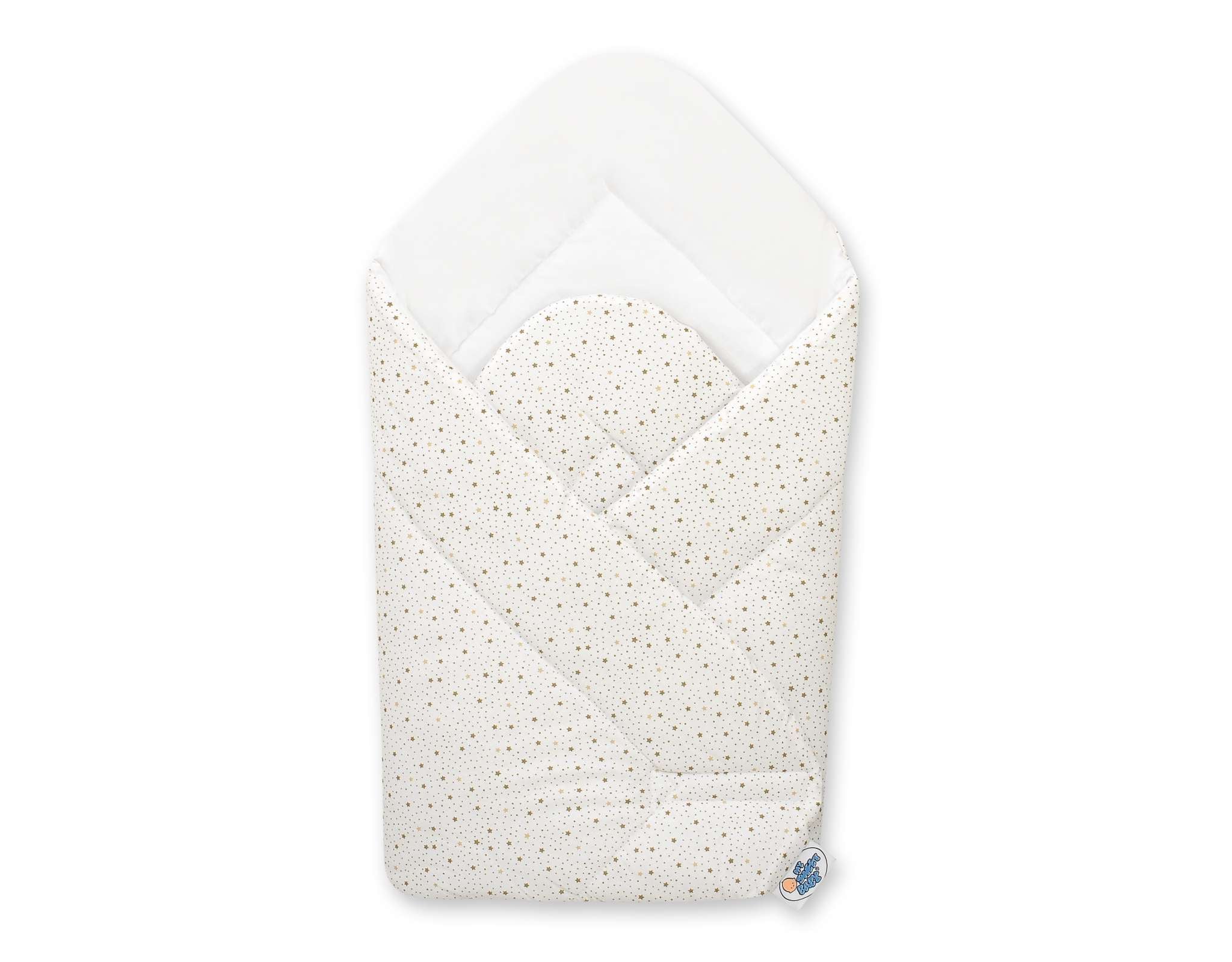 Baby nest - babynestje - ademend & anti-allergisch katoen - Bear with Bow wit