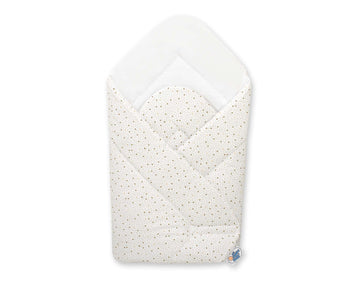 Baby nest - babynestje - ademend & anti-allergisch katoen - Bear with Bow wit