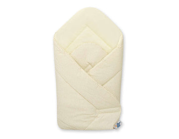 Babynest, wieg, ademend 100% katoen – Bear with Bow Bruin