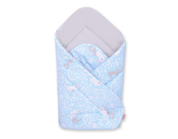 Baby nest - babynestje - geborgenheid & comfort voor pasgeboren baby’s - blauwe konijntjes