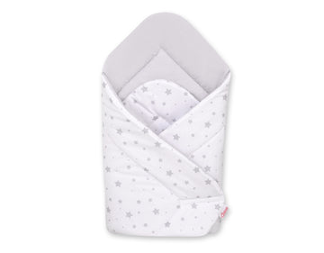 Baby nest, babynestje, geborgenheid - grijze sterren - 100% katoen, hypoallergeen
