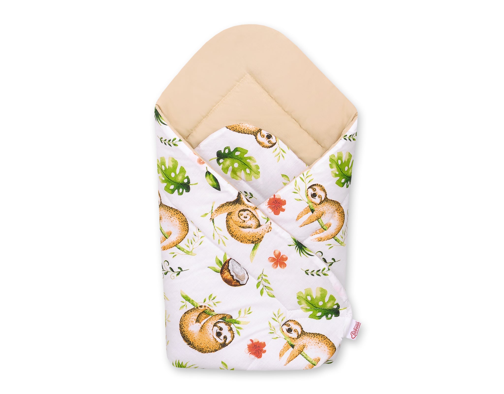 Baby nest, babynestje, geborgenheid voor pasgeborenen – Beige/Beige – 100% katoen