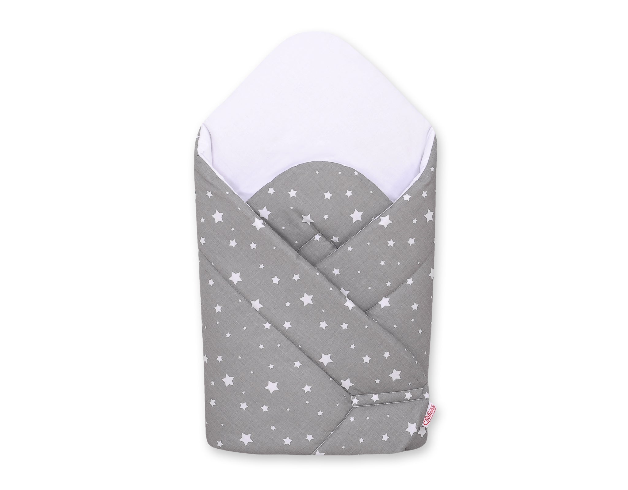 Baby nestje, babynest, verstevigd & veilig slapen voor pasgeborenen - Mini Stars wit