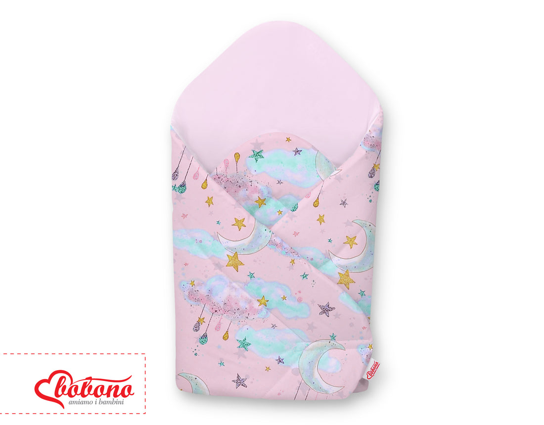 Baby nest - babynestje - 100% katoen - geborgenheid - roze - ademend en anti-allergeen