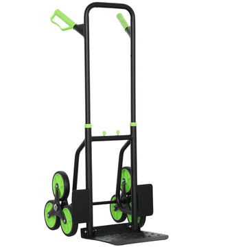 Opvouwbare trapklimmer steekwagen 120 kg | Kleur: Groen | Afmetingen: 44x67x106,5 cm