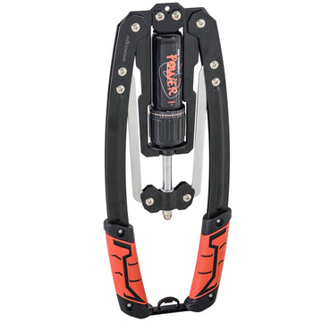Power Twister hydraulische armtrainer 10-200 kg | Kleur: Zwart, Rood | Afmetingen: 16x43x5 cm