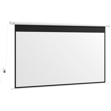 Elektrisch projectiescherm 16:9 | Kleur: Wit-transparant | Afmetingen: 8x293.5x176 cm