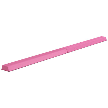 Opvouwbare balansbalk voor kinderen | Kleur: Roze | Afmetingen: 10/15x236x6.5 cm