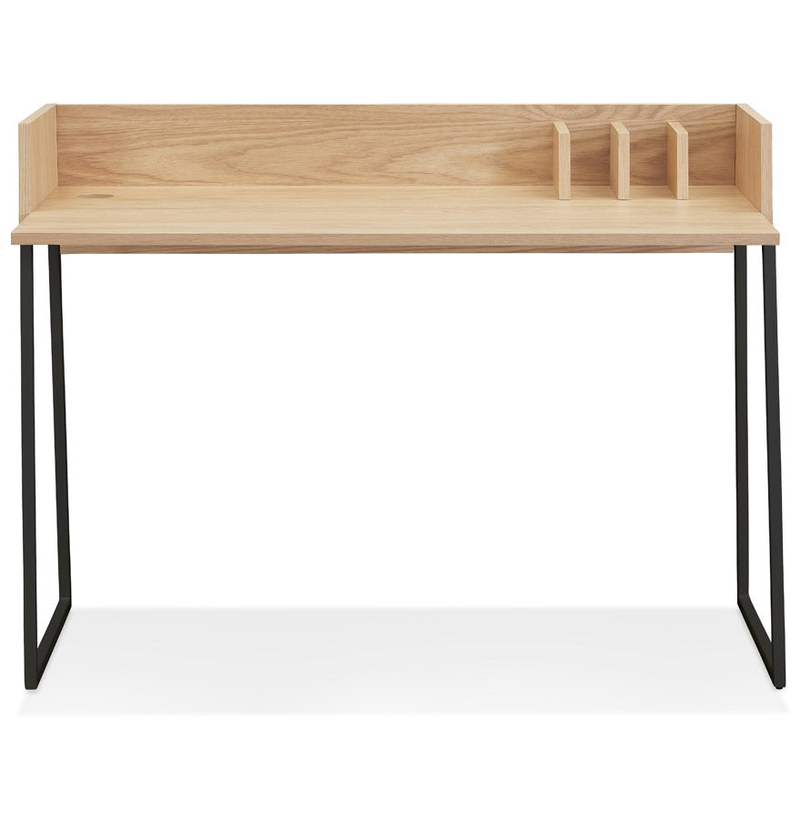Designbureau - Moderne Werkplek met Kabeldoorvoer - Hout & Metaal