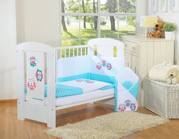 Babybeddenset 120x90 cm - wiegset - 100% katoen, Oeko-Tex, zacht & hypoallergeen