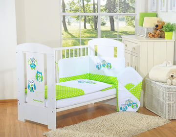 Baby beddenset 3-delig – kinderdekbedovertrek – Oeko-Tex katoen, huidvriendelijk, bumper