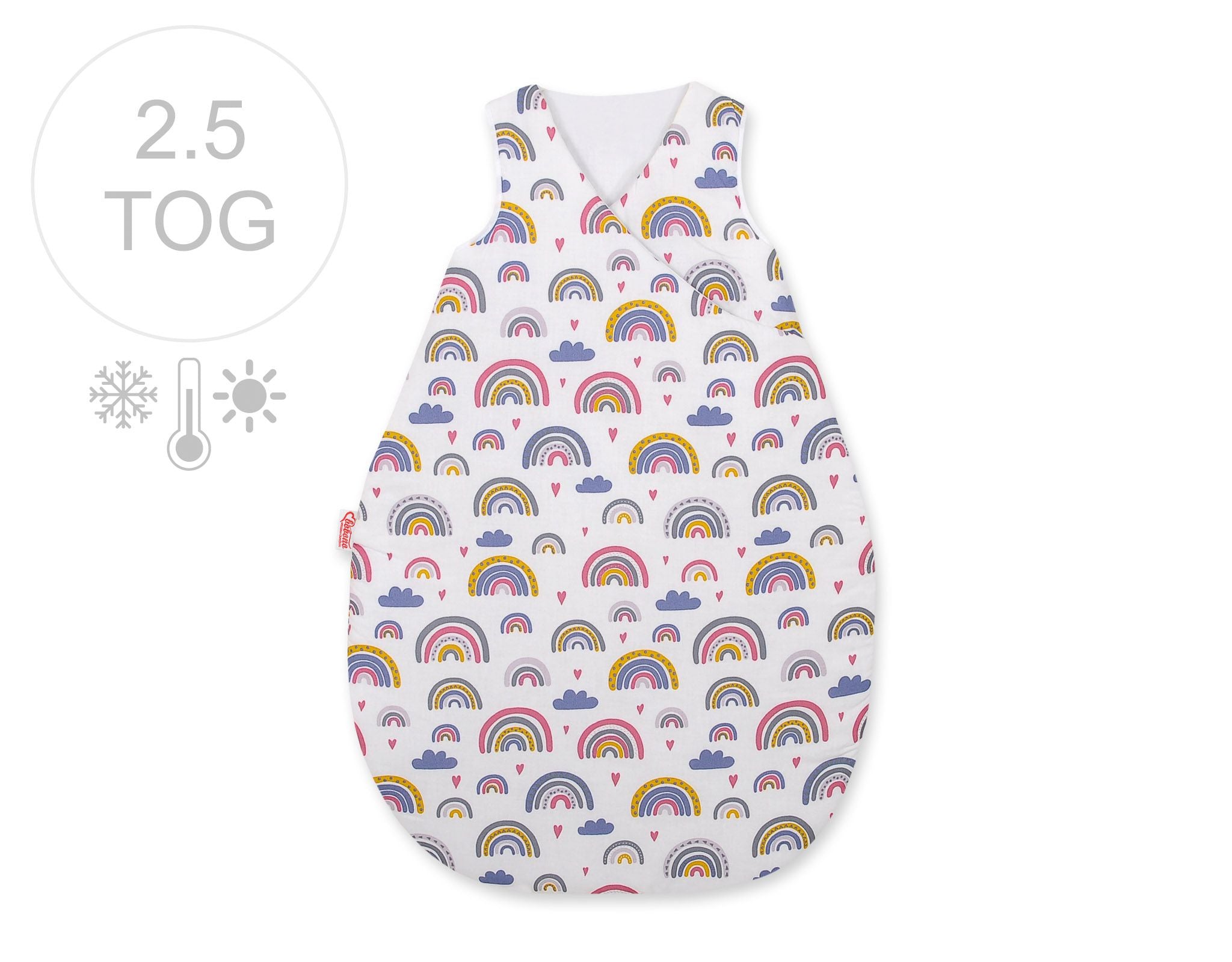 Babysovsäck 75 cm – spjälsängssovsäck – komfort året runt och antiallergisk