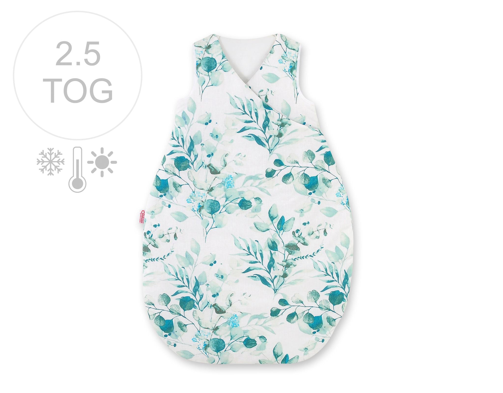 Universal slaapzak baby - babyslaapzak - warme all-season eucalyptus mint, ademend & comfortabel