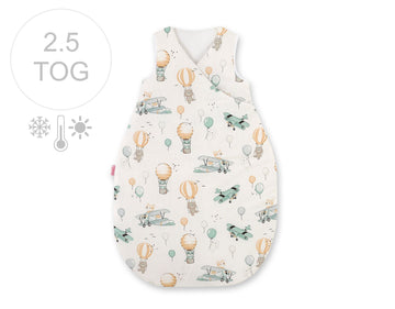 All-season slaapzak, baby slaapzak, optimale warmte en comfort – 75 cm – Sky Adventure