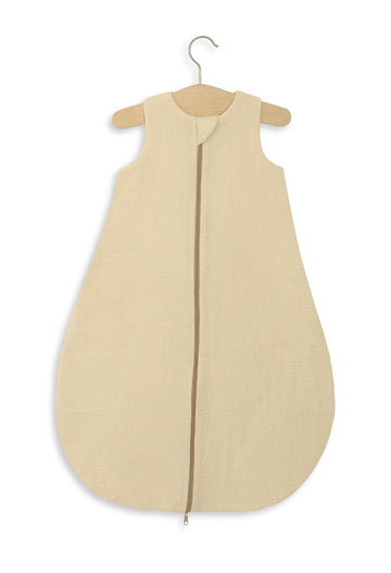 Muslin babysovpåse - sommarsovpåse - andningsbar och mjuk bomull, 6-12 månader, krämfärgad, TOG 1.0