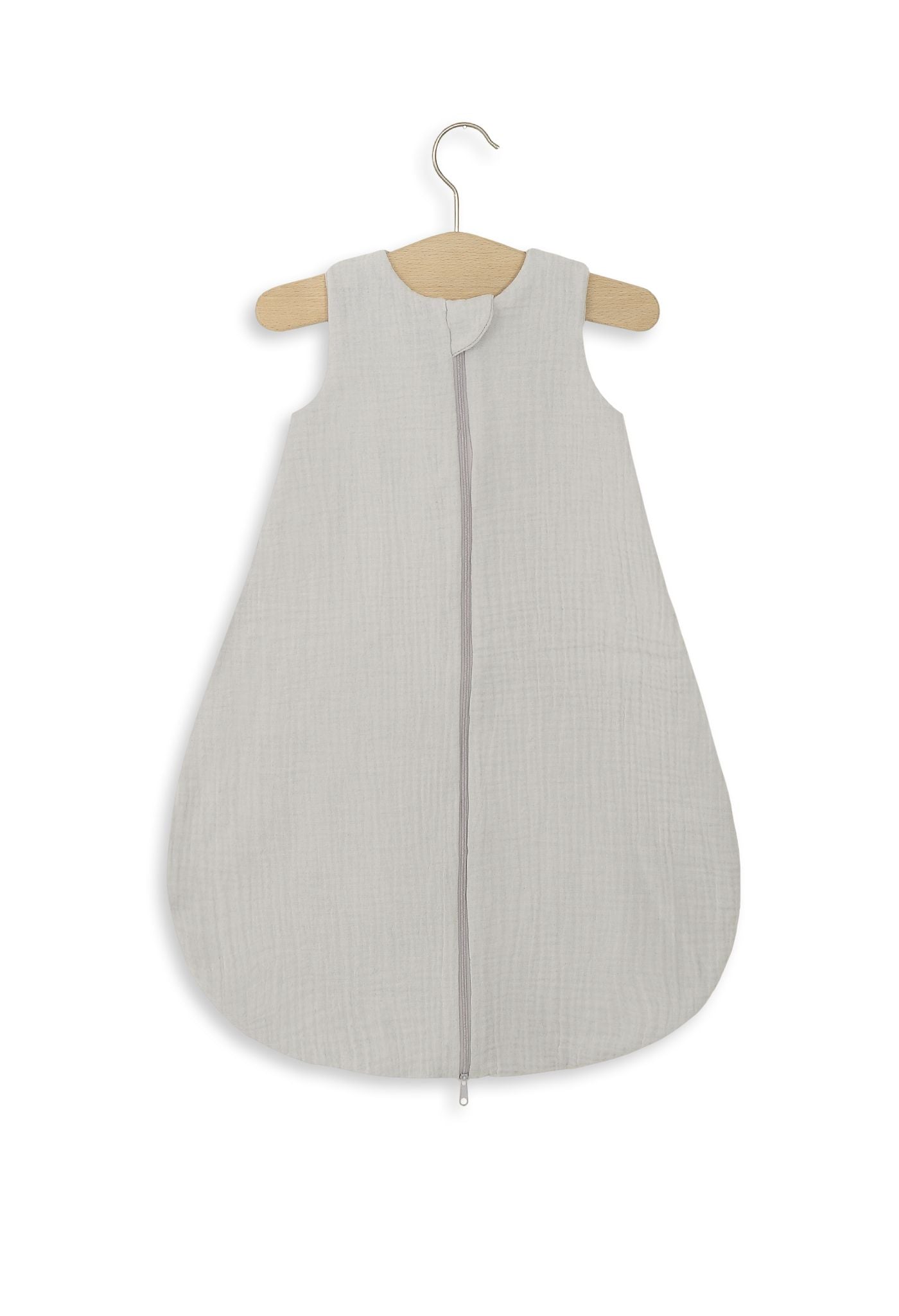 Muslin babysovsäck, sommarsovsäck, andningsbar och hudvänlig – ​​TOG 1.0 – 0-6 månader – grå