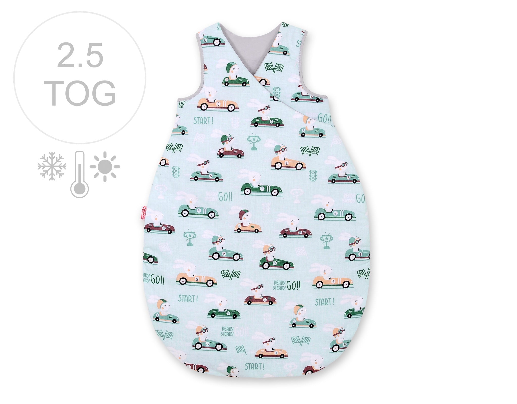 Babysovsäck - babysovsäck - Värme och komfort året runt, 75 cm, ytterlager av bomull