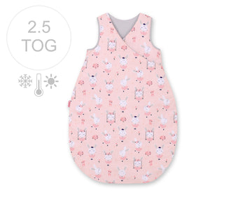 All-season slaapzak - baby slaapzak - optimaal comfort & warmte, ballerina roze, 75 cm
