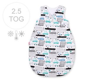 Universele slaapzak baby - peuter slaapzak - ademend & hypoallergeen, all-season, 75 cm