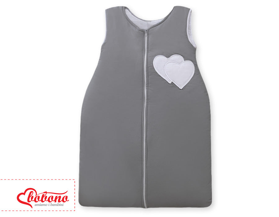 Hanging Hearts sovsäck - barnsovsäck - extra varm och mjuk, certifierad bomull